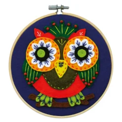 Flash Sale 👍 Owl Felt Applique Kit by Loops & Threads® ⌛