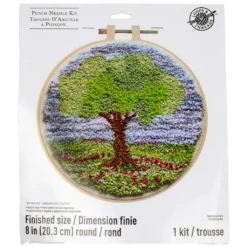 New ⌛ Tree Punch Needle Kit by Loops & Threads® 😉 -Nifty Sew Sales Store 10663965 1