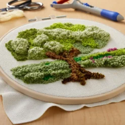 New ⌛ Tree Punch Needle Kit by Loops & Threads® 😉 -Nifty Sew Sales Store 10663965 20