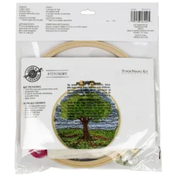 New ⌛ Tree Punch Needle Kit by Loops & Threads® 😉 -Nifty Sew Sales Store 10663965 5