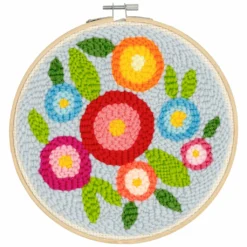 Deals π Flowers Punch Needle Kit by Loops & Threads® β