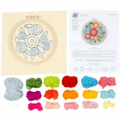 Deals 👍 Flowers Punch Needle Kit by Loops & Threads® ⌛ -Nifty Sew Sales Store 10663970 3
