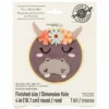Best Sale 🌟 Hippo Felt Hoop Kit by Loops & Threads™ 🎉 -Nifty Sew Sales Store 10663974 1