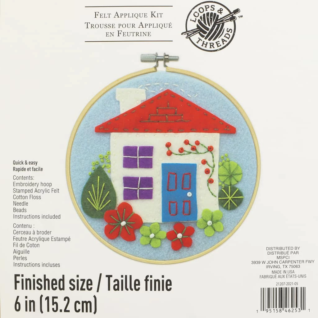 Hot Sale ✨ Home Felt Applique Kit by Loops & Threads® ❤️ 4 Hot Sale ✨ Home Felt Applique Kit by Loops & Threads® ❤️ - Image 2