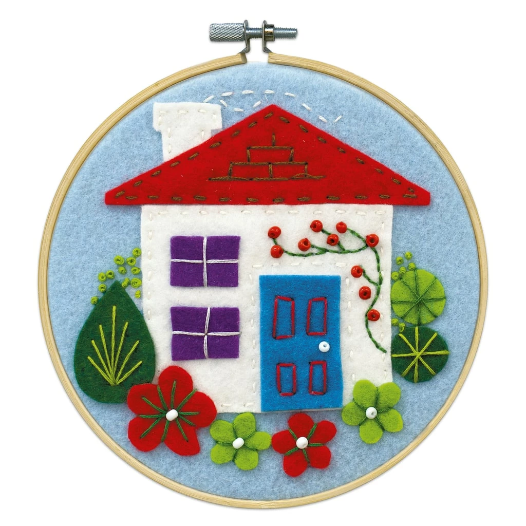 Hot Sale ✨ Home Felt Applique Kit by Loops & Threads® ❤️ 3 Hot Sale ✨ Home Felt Applique Kit by Loops & Threads® ❤️