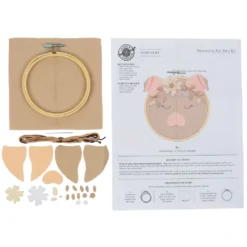 Best Sale 🔥 Pig Felt Hoop Kit by Loops & Threads™ 🌟 -Nifty Sew Sales Store 10663979 3