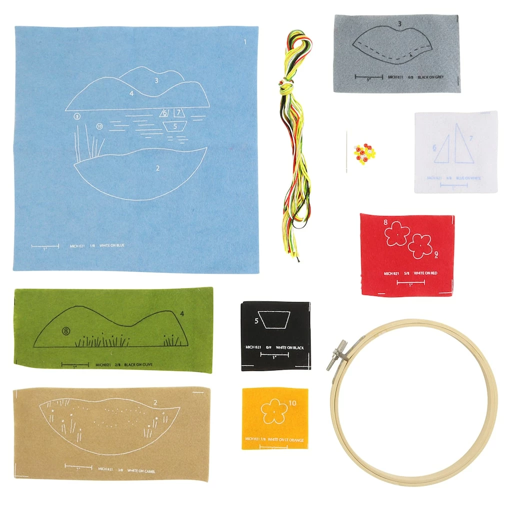 Outlet 🔥 Sailboat Felt Applique Kit by Loops & Threads® ✔️ 6 Outlet 🔥 Sailboat Felt Applique Kit by Loops & Threads® ✔️ - Image 4