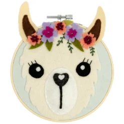 Top 10 🛒 Llama Felt Hoop Kit by Loops & Threads™ ✔️