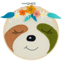 New ⭐ Sloth Felt Hoop Kit by Loops & Threads™ 🧨
