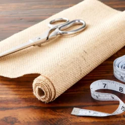 Deals 🎉 Natural Laminated Burlap Fabric Roll by Loops & Threads® 👍 -Nifty Sew Sales Store 10664351 20