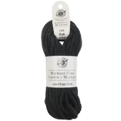 Brand new ❤️ 12 Pack: Macramé Cotton Cord by Loops & Threads®, 25yd. ✨ -Nifty Sew Sales Store 10665938 1 2