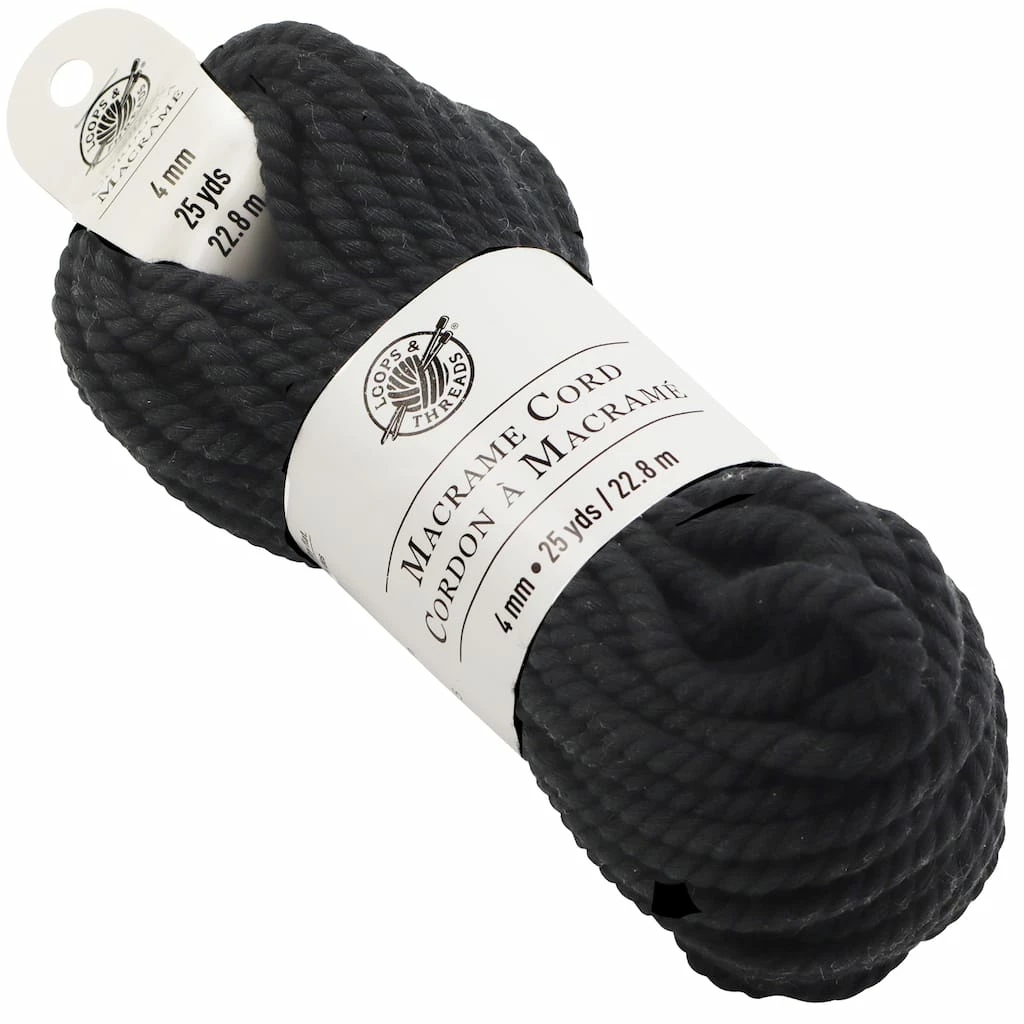 Flash Sale ✨ Macramé Cotton Cord by Loops & Threads®, 25yd. 🧨 4 Flash Sale ✨ Macramé Cotton Cord by Loops & Threads®, 25yd. 🧨 - Image 2
