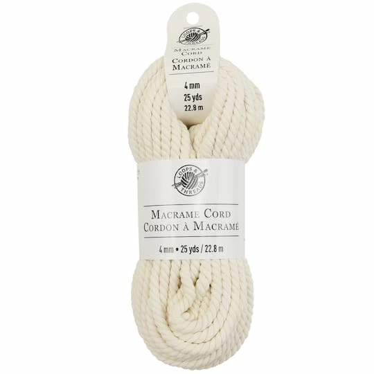 Flash Sale ✨ Macramé Cotton Cord by Loops & Threads®, 25yd. 🧨 6 Flash Sale ✨ Macramé Cotton Cord by Loops & Threads®, 25yd. 🧨 - Image 4
