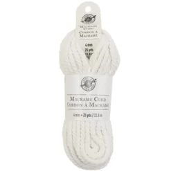 Brand new ❤️ 12 Pack: Macramé Cotton Cord by Loops & Threads®, 25yd. ✨ -Nifty Sew Sales Store 10665946 1 1