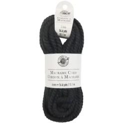 New ⌛ Macramé Cotton Cord by Loops & Threads®, 50ft. ❤️ -Nifty Sew Sales Store 10665948 1