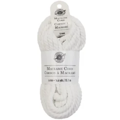 New ⌛ Macramé Cotton Cord by Loops & Threads®, 50ft. ❤️