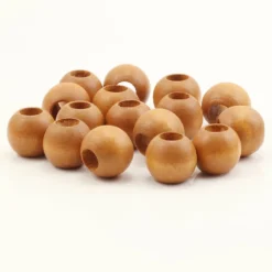 Deals ⭐ Maple Round Wood Beads by Loops & Threads®, 20mm 🎁 -Nifty Sew Sales Store 10666682 2