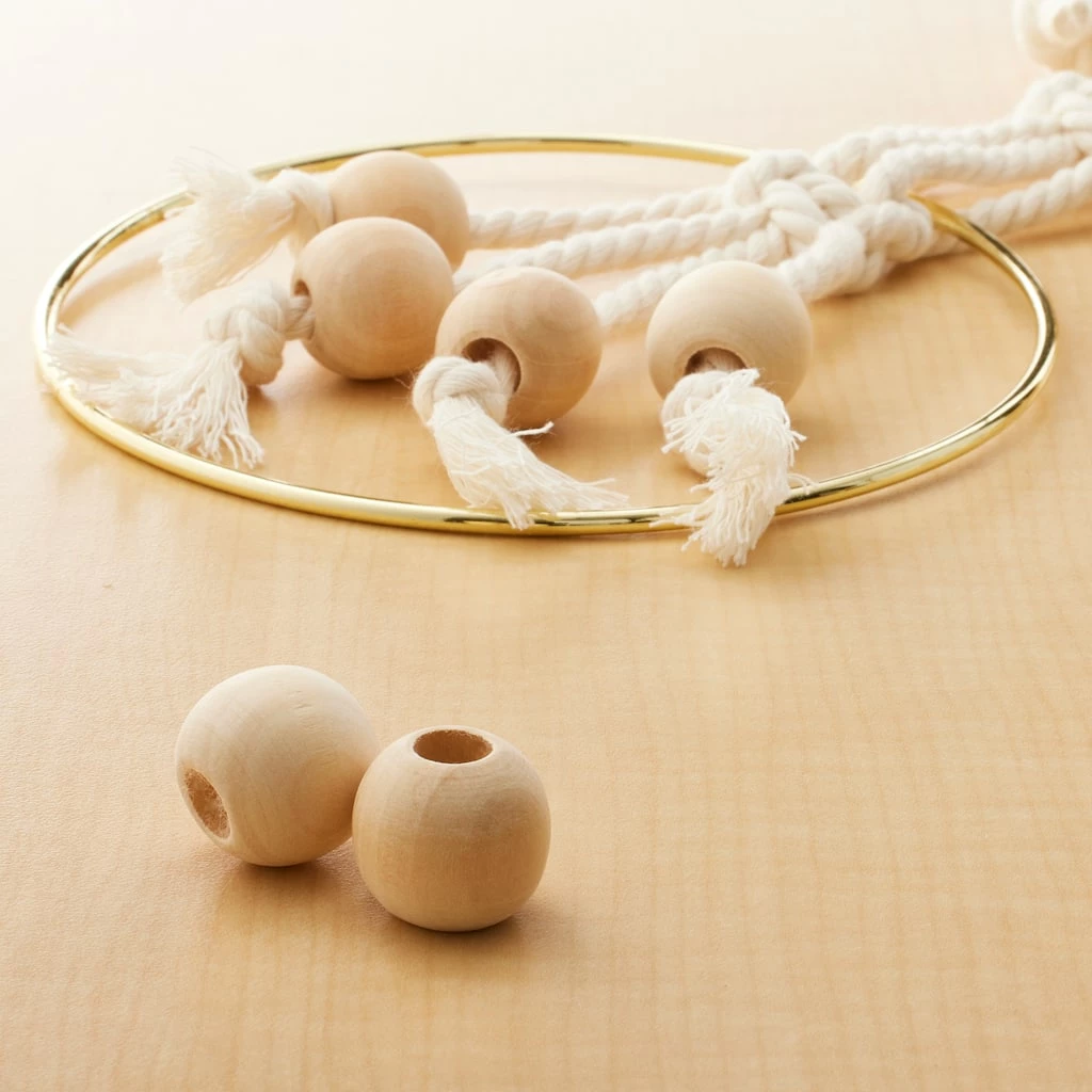 Brand new β¨ 12 Packs: 12 ct. (144 total) Natural Wood Round Beads, 25mm by Loops & Threads® π 4 Brand new β¨ 12 Packs: 12 ct. (144 total) Natural Wood Round Beads, 25mm by Loops & Threads® π - Image 2