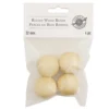 Wholesale 😍 12 Packs: 4 ct. (48 total) Natural Wood Round Beads 32mm by Loops & Threads® ❤️ -Nifty Sew Sales Store 10666684 1 1