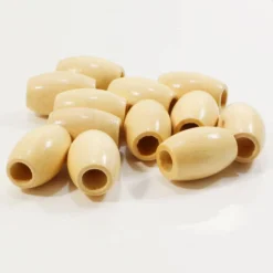 Flash Sale ✔️ Natural Wood Oval Beads by Loops & Threads®, 32mm ✨ -Nifty Sew Sales Store 10666685 2