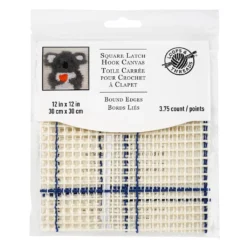 Budget ⌛ 12 Pack: 13" Square Latch Hook Canvas by Loops & Threads® 😉