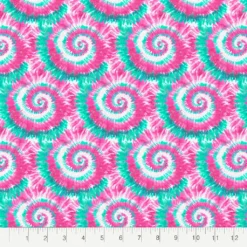 Best deal ✔️ Pink & Blue Tie Dye Cotton Fabric Bundle by Loops & Threads™ ✔️ -Nifty Sew Sales Store 10691452 4