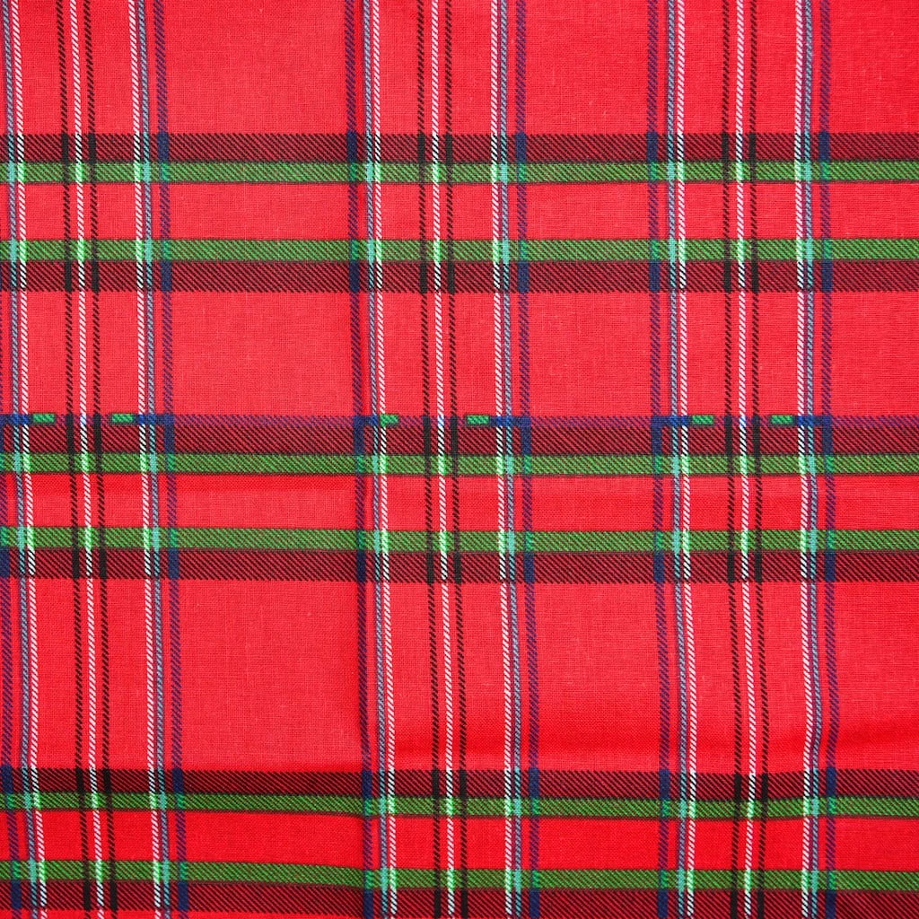 Outlet π₯ Red Plaid Cotton Fabric by Loops & Threads® π― 3 Outlet π₯ Red Plaid Cotton Fabric by Loops & Threads® π―