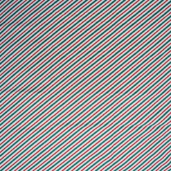 Cheap ⭐ Red and Green Stripe Cotton Fabric by Loops & Threads® 😉 -Nifty Sew Sales Store 10699470 2