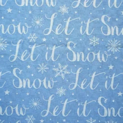 Promo ✨ Let It Snow Cotton Fabric by Loops & Threads® ❤️
