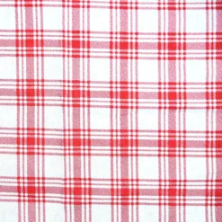 Coupon 🤩 Red Plaid Cotton Fabric by Loops & Threads® 👍