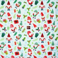 Best Sale ⌛ Christmas Gnomes Cotton Fabric by Loops & Threads® ✔️ -Nifty Sew Sales Store 10699489 2