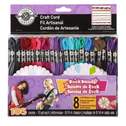 Flash Sale 🛒 12 Pack: Rock Bandz Craft Cord by Loops & Threads™ 👏