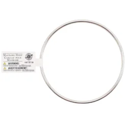 Best Sale ✔️ 36 Pack: Nickel-Plated Macramé Hoop by Loops & Threads® 🎁