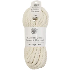 Brand new ⭐ 12 Pack: Macramé Cotton Cord by Loops & Threads®, 50ft. 🔔