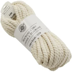 Brand new ⭐ 12 Pack: Macramé Cotton Cord by Loops & Threads®, 50ft. 🔔 -Nifty Sew Sales Store M20019089 12