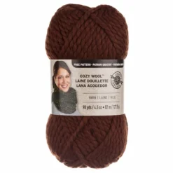 Budget ⌛ 15 Pack: Cozy Wool™ Yarn by Loops & Threads® 🌟 -Nifty Sew Sales Store MP160548 1