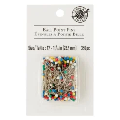 Best deal 🧨 12 Packs: 350 ct. (4,200 total) Multicolor Ball Point Pins by Loops & Threads™ ❤️