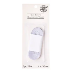 Best Pirce ⌛ 12 Pack: 1/4" White Knit Elastic by Loops & Threads™ ⌛