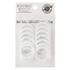 Budget 💯 12 Packs: 14 ct. (168 total) Plastic Rings by Loops & Threads™ 🛒
