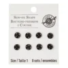 Discount ⌛ 12 Packs: 8 ct. (96 total) Black Sew-On Snaps by Loops & Threads™ 😉 -Nifty Sew Sales Store MP354227 30