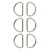 Promo ⭐ 12 Packs: 6 ct. (72 total) 3/4" Metal D-Rings by Loops & Threads™ 😍 -Nifty Sew Sales Store MP354236 31
