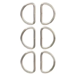 Promo ⭐ 12 Packs: 6 ct. (72 total) 3/4" Metal D-Rings by Loops & Threads™ 😍