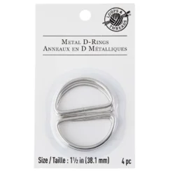 Outlet 🥰 12 Packs: 4 ct. (48 total) 1.5" Metal D-Rings by Loops & Threads™ 🔥 -Nifty Sew Sales Store MP354238 30