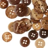 Best Sale ⌛ 12 Packs: 28 ct. (336 total) Coconut Buttons by Loops & Threads® 🌟 -Nifty Sew Sales Store MP509305 31