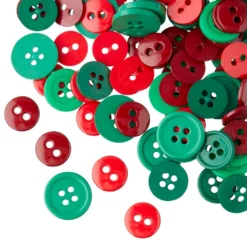 Best deal ✔️ 12 Packs: 120 ct. (1,440 total) Colors We Love 🎉 Christmas Buttons by Loops & Threads® ⌛