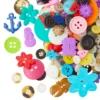 Coupon ⭐ 6 Pack: Multicolor Button Value Pack by Loops & Threads® 🎉 -Nifty Sew Sales Store MP509347 31